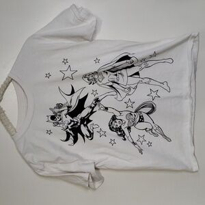 Wonder Woman, Batgirl, Super Girl Tee